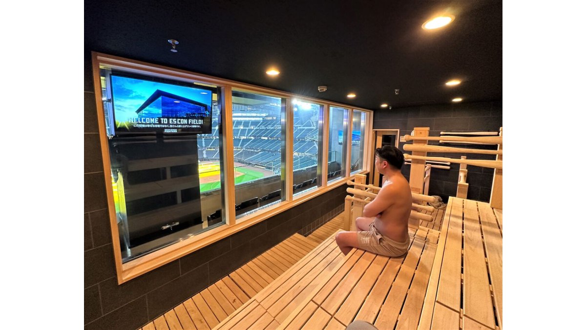 日本ハム】エスコンフィールド、世界初の球場内天然温泉とサウナ完成