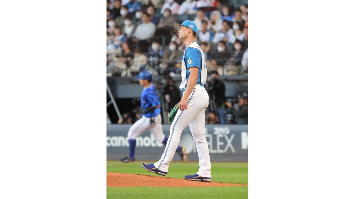 日本ハム】上原健太、3回1／3で降板 投手の大貫に押し出し四球など
