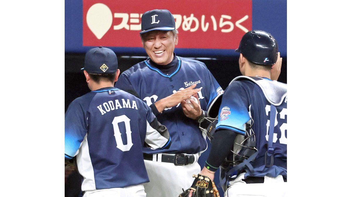 西武】渡辺久信GM兼監督が現場復帰後初勝利「タフなゲームだった