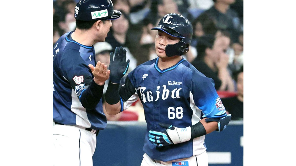 西武】岸潤一郎が出場5試合ぶりの5号3ラン「追加点になってよかった