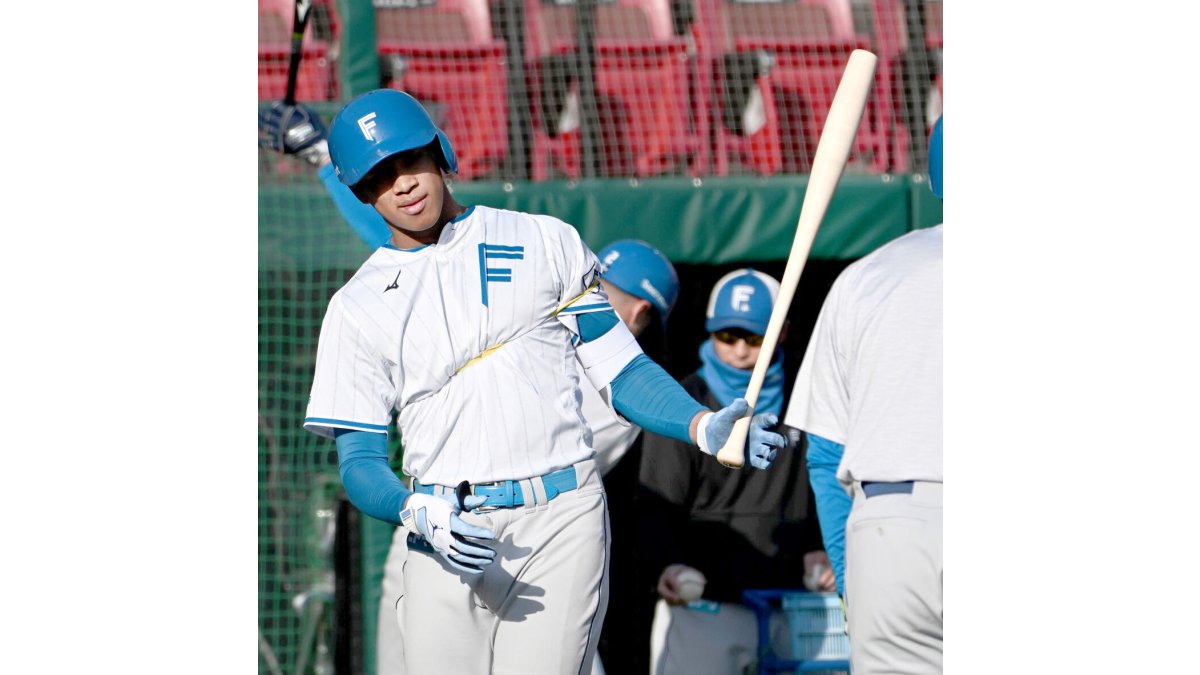 アンダーアーマー 日本ハムファイターズ万波中正選手実使用