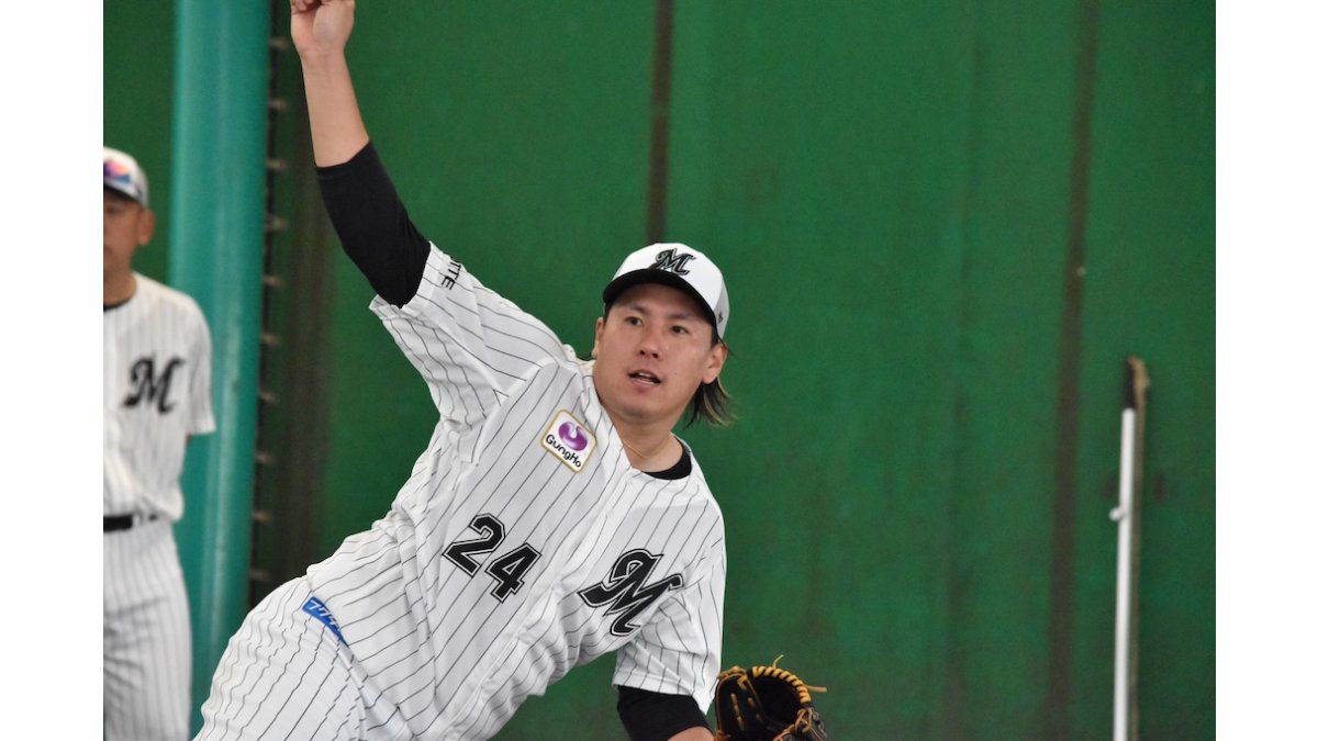 千葉ロッテマリーンズ　東妻勇輔　ビジターユニフォーム　Lサイズ　未使用 全選手展開レプリカユニホーム VISITOR KIDSサイズ/マリーンズ