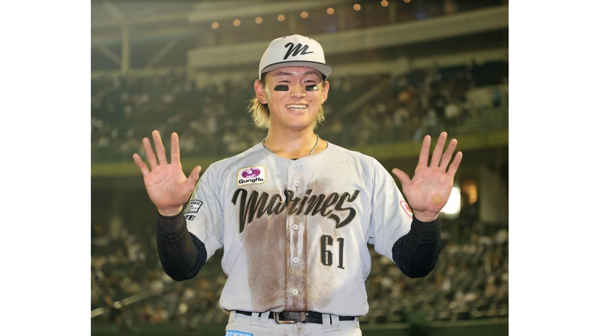 ロッテ】10本塁打達成の山本大斗がお立ち台で「30本塁打」宣言 ロッテ】10本塁打達成の山本大斗がお立ち台で「30本塁打」宣言