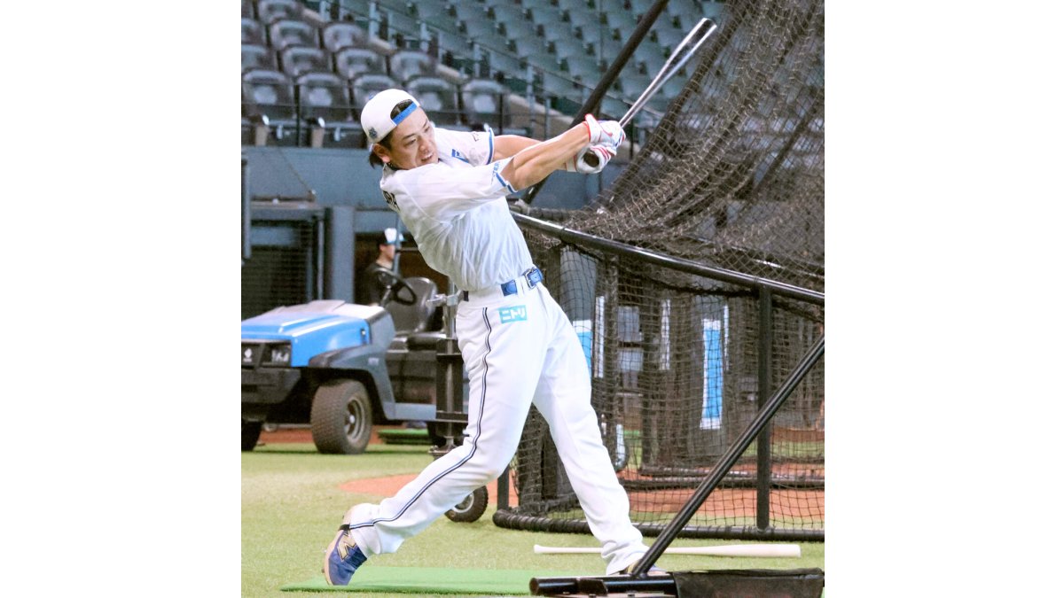 日本ハム】野村佑希が気合の居残り特打…勝負の後半戦で4番取り戻す