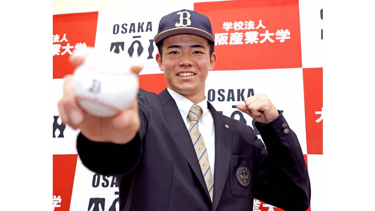 オリックス】2位指名の大阪桐蔭・森陽樹「沢村賞を取りたい」190