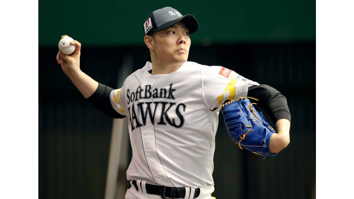 ソフトバンク】WBC日本代表の松本裕樹が初ブルペン 大会公式球での