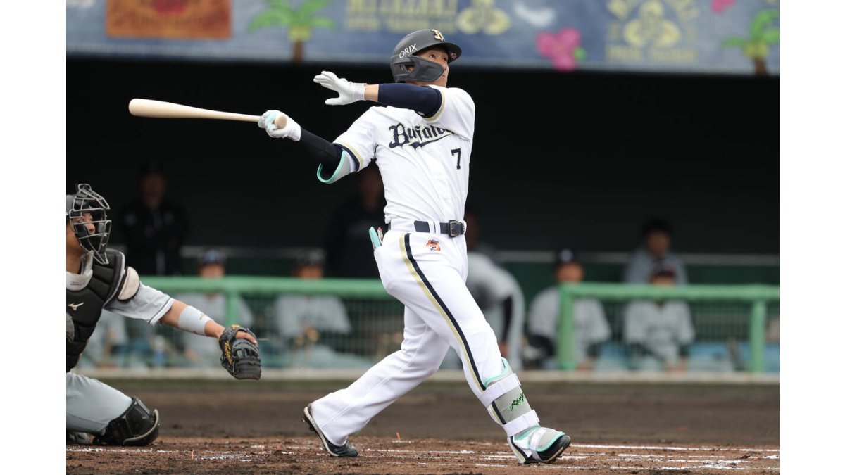オリックス】西川龍馬が先頭打者アーチ ジャクソンから右越えへ