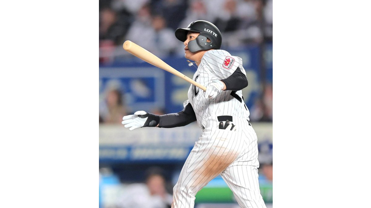 ロッテ】石川慎吾が5回に1号勝ち越し3ラン 24年以来2年ぶりの1
