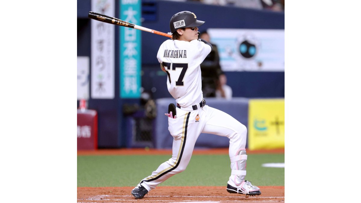 オリックス】3試合ぶりスタメンの中川圭太が2回に先制中前打