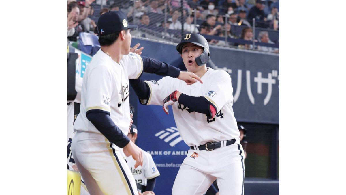 オリックス】紅林弘太郎が今季4号ソロ「低めのスライダーにうまく反応