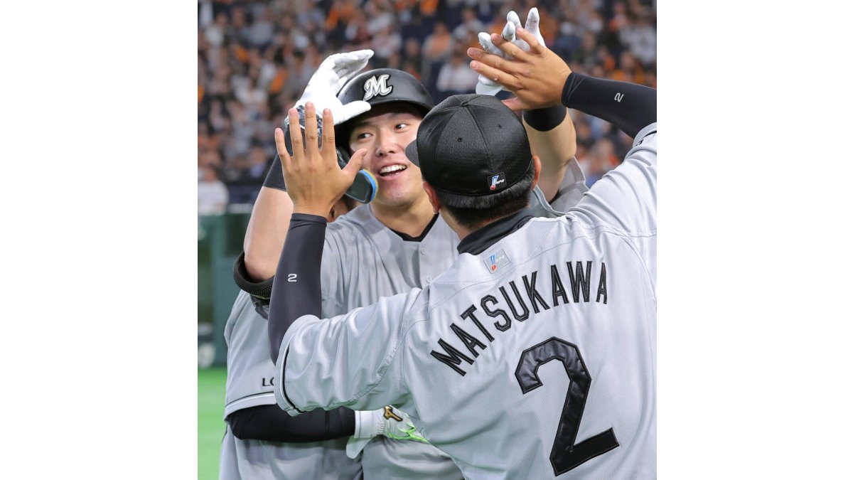 ロッテ】安田尚憲が9回2死で巨人守護神から東京ドームの右翼席中段に