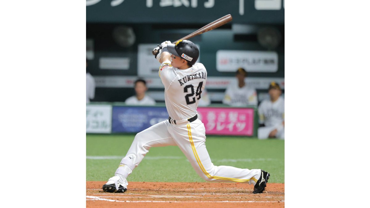 ソフトバンク】栗原陵矢が才木浩人から2打席連発！「うまく反応して