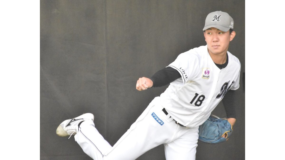 ロッテ・石垣元気「1日でも早く一軍の舞台で投げたい」ストレートは