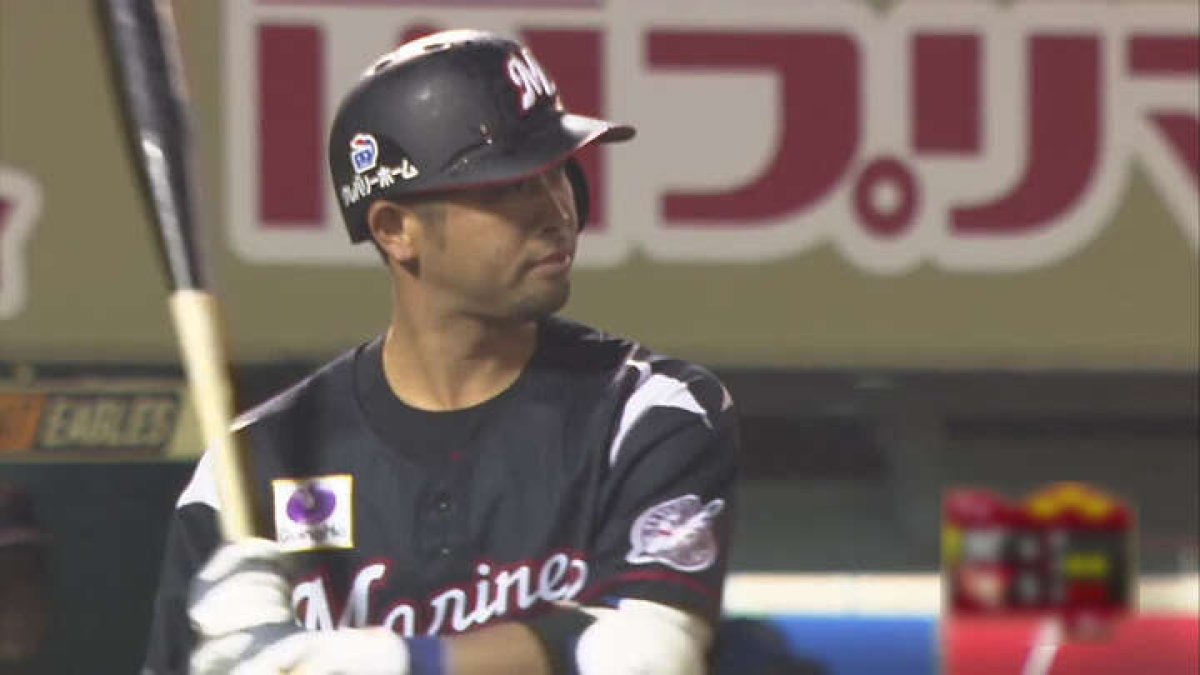 千葉ロッテマリーンズ 清田育宏 エルボー