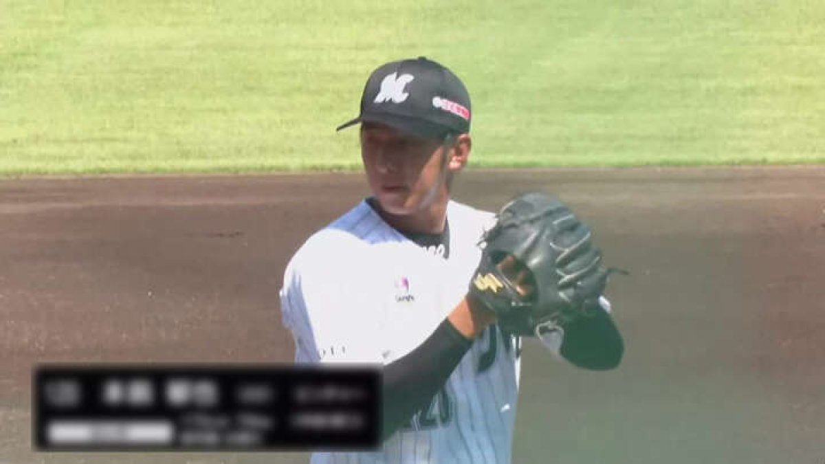 ファーム】育成1位ルーキー・本前郁也が4回1失点投球。鴎対獅子は