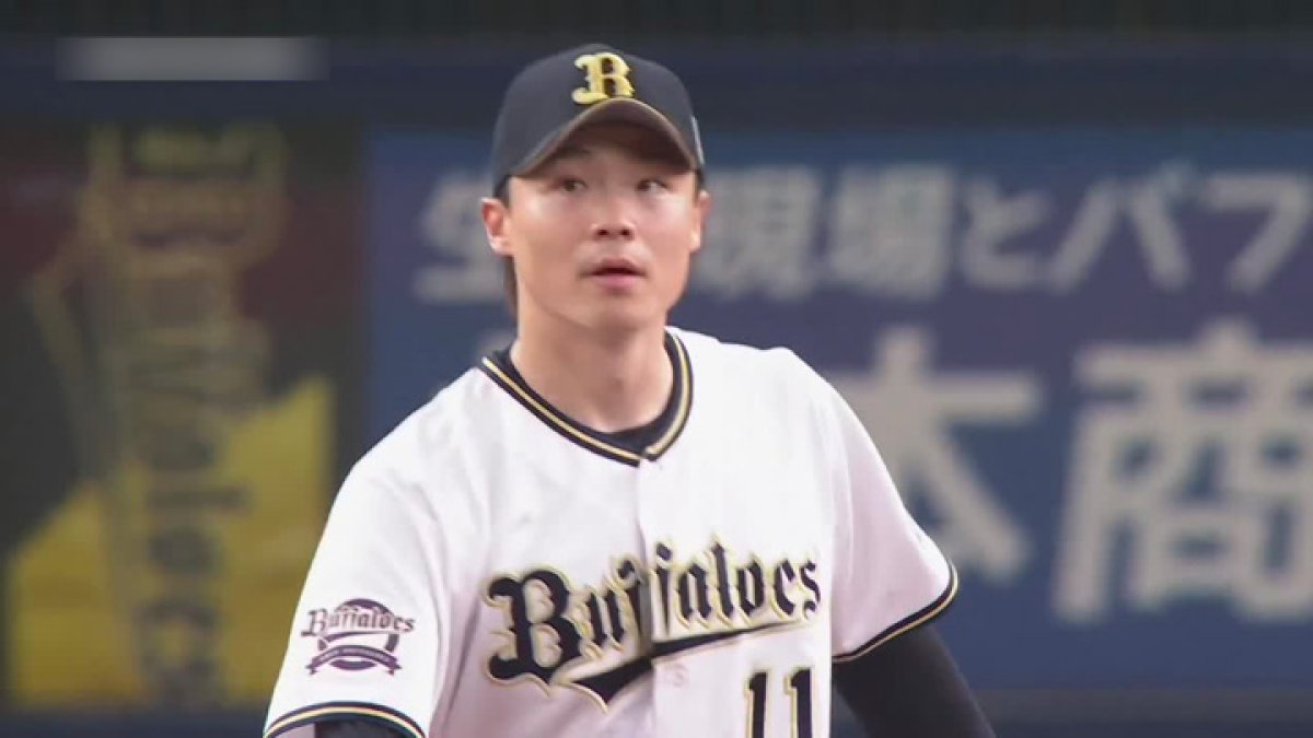 オリックス・バファローズ 山崎福也選手 ユニフォーム-