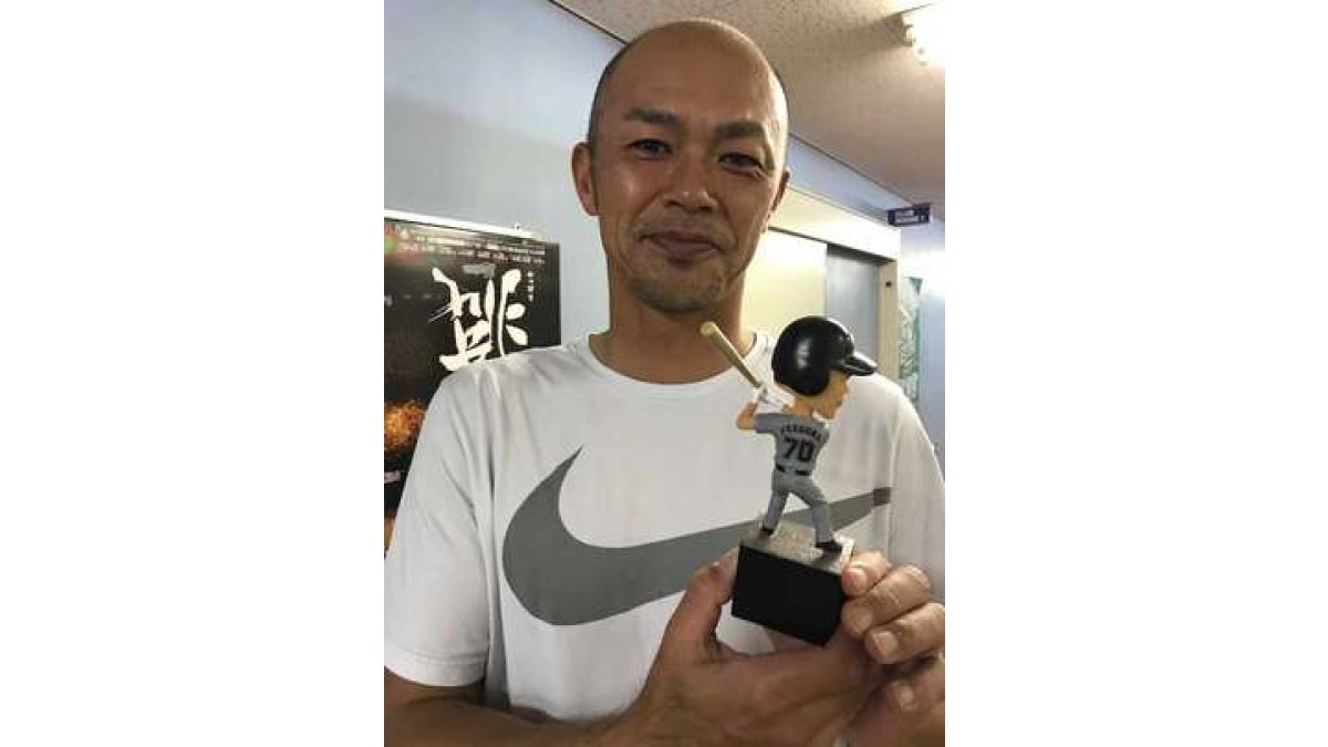千葉ロッテ、フクメーターボブルヘッド人形第1弾発売開始 福浦和也「70