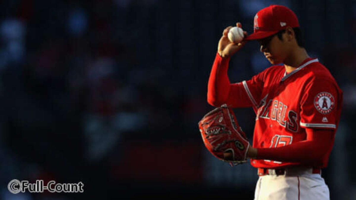 Mlb 右手中指マメの大谷翔平 無念の降板も 守備力に感嘆の声 お手本のような動き 海外野球 パ リーグ Com