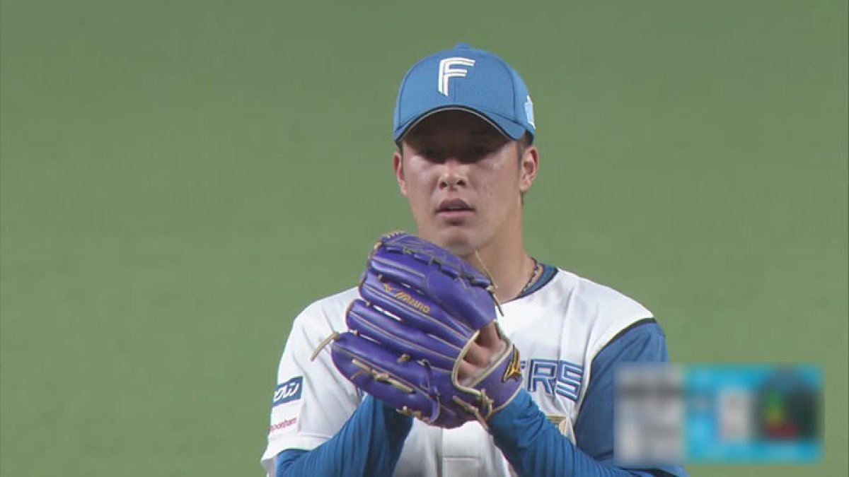 吉田輝星が今季初登板 1イニングを2奪三振3者凡退｜パ・リーグ.com