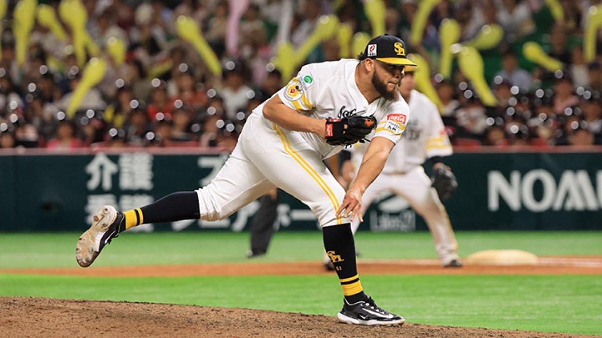 鷹の剛腕リリーバー・ヘルナンデスの奪三振術｜パ・リーグ.com｜プロ野球