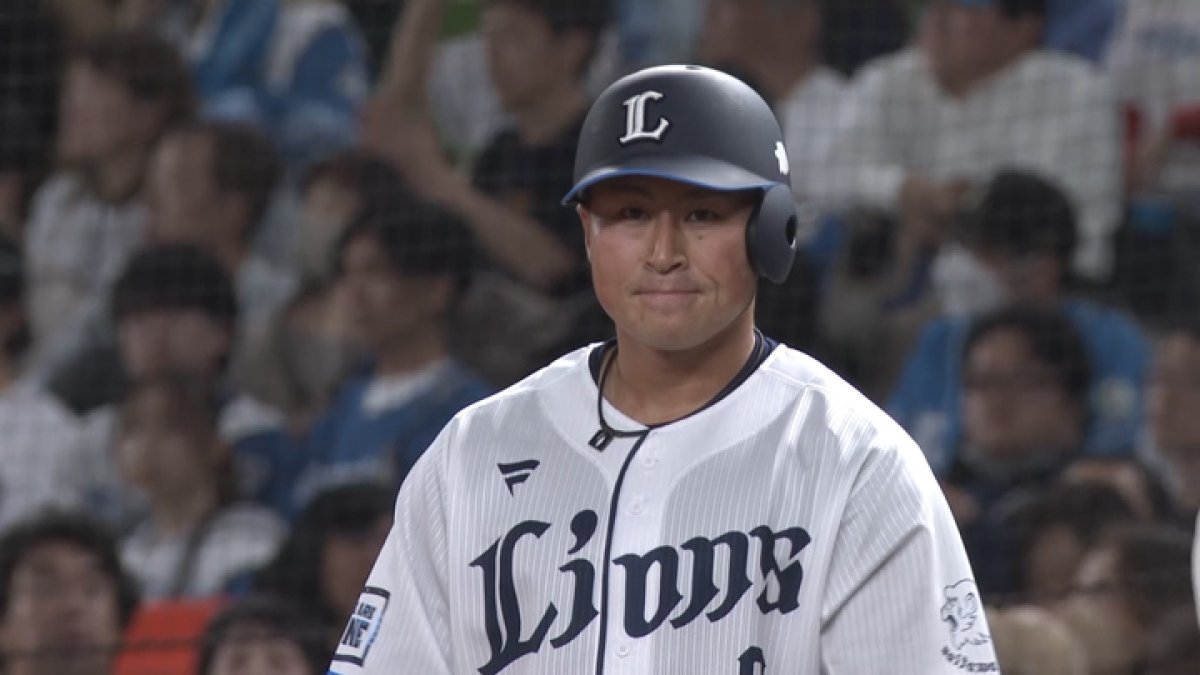 ドラ2・渡部聖弥がプロ初安打 変化球をライト前に運ぶ｜パ・リーグ.com