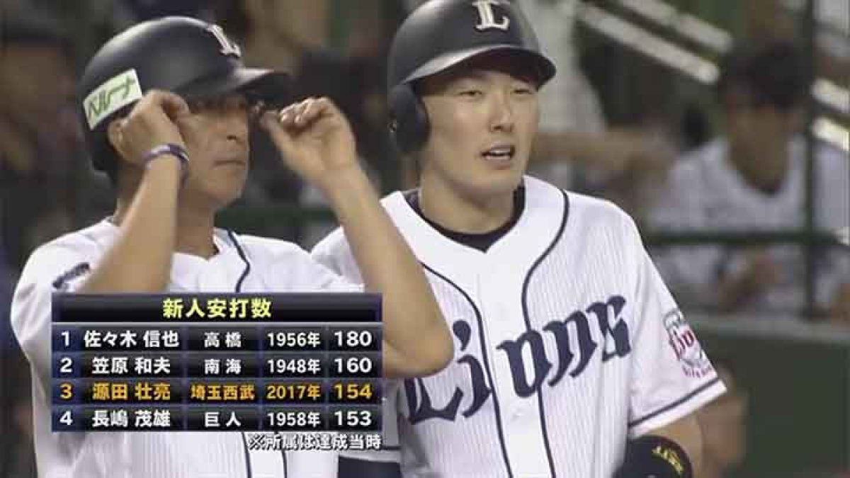 まさに埼玉西武の遊撃手の救世主。源田選手が56年ぶりの新人フル