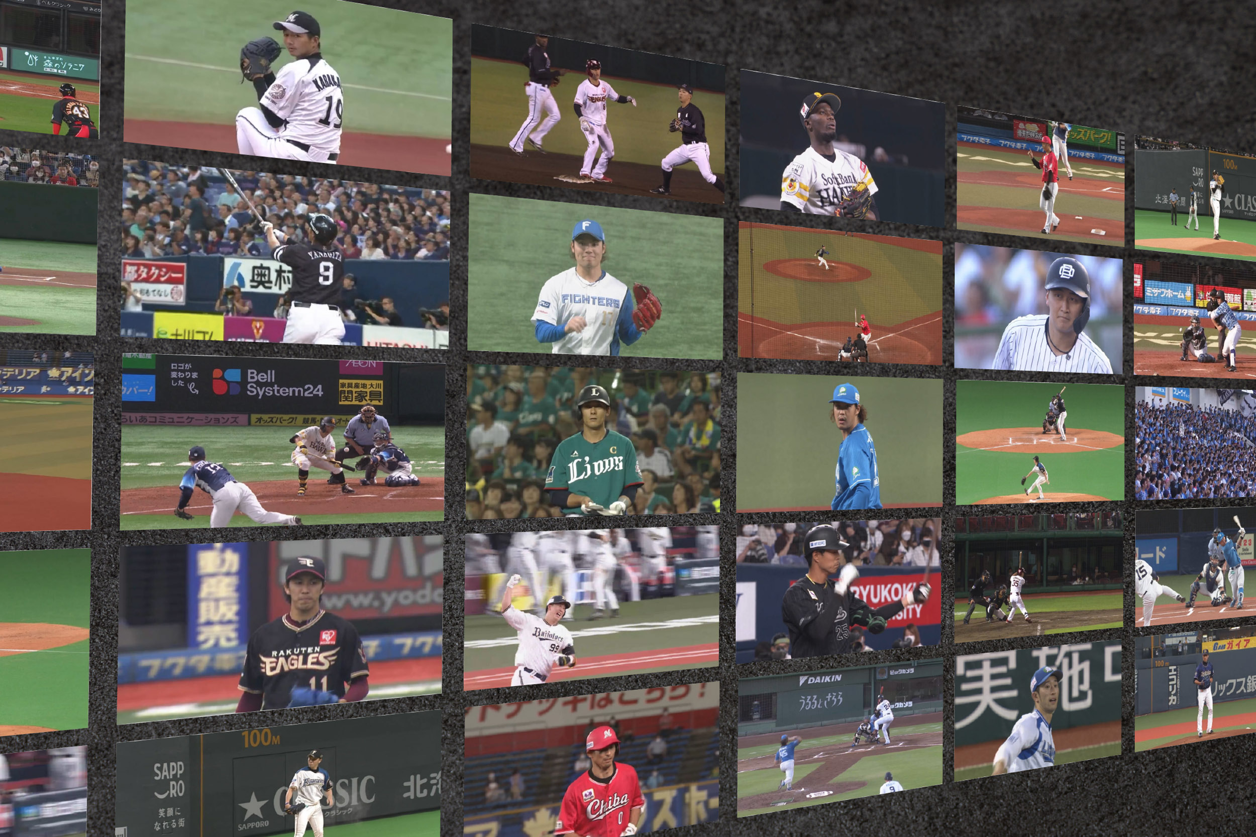 スマートフォン、PC、テレビで試合を視聴している画像。さまざまなデバイスでの視聴が可能であることを表すイメージ