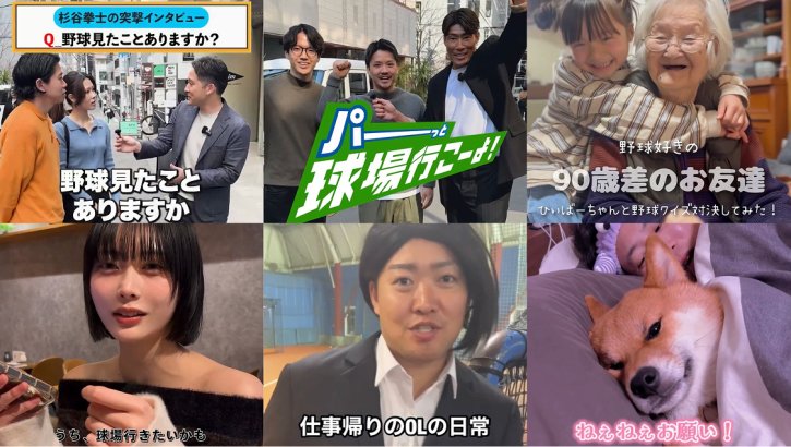 [Let's go to the ballpark!] SNS video released!