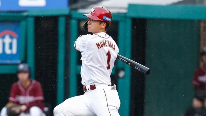 The first Rookie of the Year in 26 years: Tohoku Rakuten Eagles 's Rui Rui Muneyama 's first year in the league