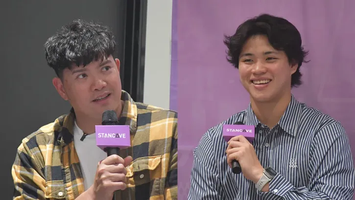 Veterans and rising stars share lively conversation! A fan meeting was held in Taiwan for Tohoku Rakuten Eagles 's Chia-Hao Sung and Hokkaido Nippon-Ham-Ham's Yi-Lei Sun