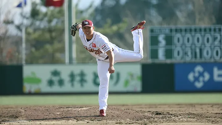 将来のクローザー候補一番手。東北楽天・泰勝利【インサイト的2026注目選手】
