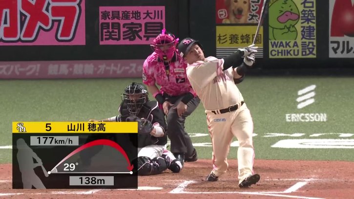 2日間で3HR7打点!! ホークス・山川穂高 レフトスタンドへ確信3ランアーチ!! 2026年5月10日 福岡ソフトバンクホークス 対 千葉ロッテマリーンズ