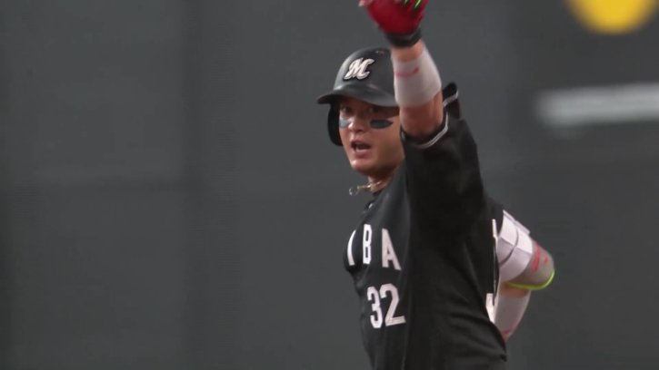 値千金の一発!! マリーンズ・佐藤都志也 ライトへ勝ち越しの2ランホームラン!! 2026年8月1日 北海道日本ハムファイターズ 対 千葉ロッテマリーンズ